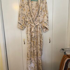 J Crew Floral Pajama-style Jumpsuit Size 2X